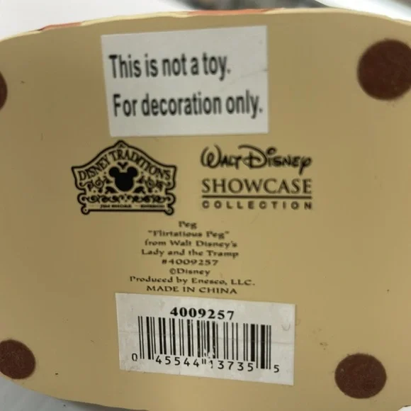 Jim Shores Peg “Flirtatious Peg” Walt Disney Showcase Collection - Picture 6 of 7